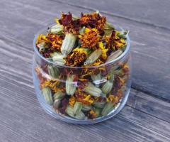 Чернобривцы (Бархатцы) цвет от 100 грамм